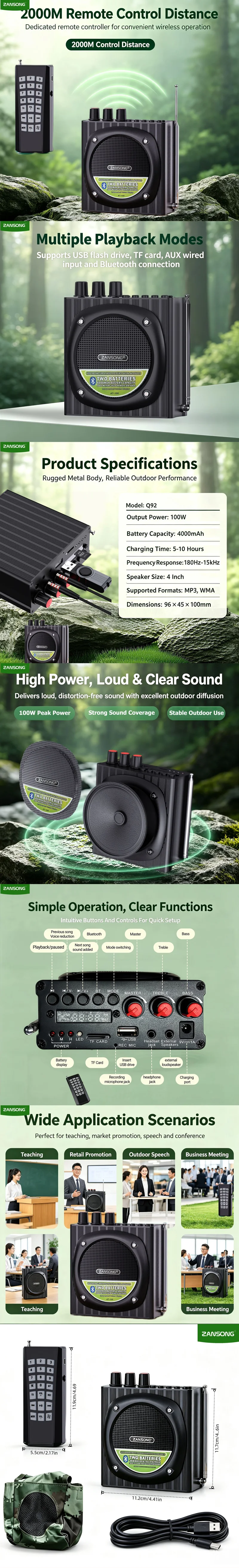 ZANSONG Q92